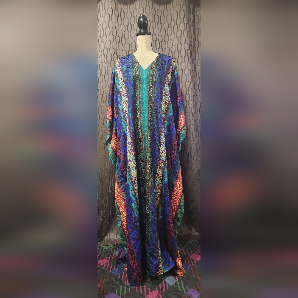 Santé Colorful Bohemian Kaftan Dress